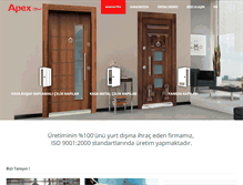 Tablet Screenshot of apexmetal.com.tr